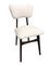 Mid-Century Cream Faux Fur Dining Chairs, 1960s, Set of 8 3