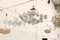 Large Vintage Cubic 37 Light Chandelier by Gaetano Sciolari for Sciolari, Image 2