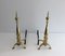 Vintage French Bronze Andirons, 1940s, Set of 2, Image 13