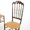 Mid-Century Chiavari Dining Chairs by Colombo Sanguineti, 1950s, Set of 2 3