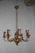 Mid Century Brass Chandeliers from Lumi, Set of 2 6