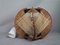 Mid-Century French Wooden Hanging Lamp in Wood and Straw, 1960s, Image 5