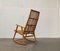 Mecedora alemana Mid-Century de ratán de Deutschen Werkstätten Hellerau, años 60, Imagen 17