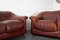Vintage Leather Sofa and Chairs, 1970s, Set of 3 7