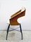 Curved and Laminated Plywood Chairs by Carlo Ratti for Industria Compensati Curvati, 1950s, Set of 2 5