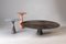 Travertino Rosso Marble Side Table, Image 3
