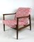 Vintage Red Rose GFM-064 Armchair by Edmund Homa, 1970s, Image 8