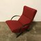 Adjustable Terra Red Fabric P40 Lounge Chair by Osvaldo Borsani for Tecno, 1950s 11