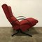 Adjustable Terra Red Fabric P40 Lounge Chair by Osvaldo Borsani for Tecno, 1950s 14