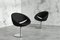 Mya Lounge Chairs in Black by Giovanni Baccolini for Aresline, Set of 2, Image 1