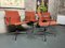 Aluminum EA 108 Chairs in Hopsak Orange by Charles & Ray Eames for Vitra, Set of 4, Image 4