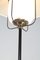 Italienische Stehlampe aus Aluminium & Messing, 1950er 5