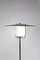 Italienische Stehlampe aus Aluminium & Messing, 1950er 6