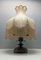 Victorian Table Lamps with Fringe Lampshades, Set of 2, Image 7