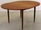 Mid-Century Round Extendable Dining Room Table 7