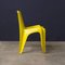 Plastic Yellow Organic Chair, 1970s, Image 10