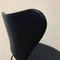 Chaise Papillon 3107 Vintage en Similicuir Noir par Arne Jacobsen, 1955 7