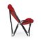 Chaise Telami Tripolina en Cuir Rouge de Telami 3