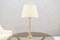 Italienische Hollywood Regency Tischlampe aus Kristallglas & Messing, 1960er 1