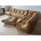 Camel Brown Leather Togo Living Room Set by Michel Ducaroy for Ligne Roset, 1970s, Set of 5 20