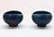 Blue Bowls by Gunnar Nylund For Rörstrand, 1950s, Set of 2 1