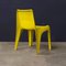Gelber Organischer Plastik Stuhl, 1970er 9