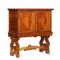 Mueble bar toscano vintage de nogal macizo, Imagen 1