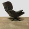 Black Leather Lounge Chair by Charles & Ray Eames, 1950s 18