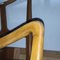 Wood and Fabric Dining Chairs, Italy, 1950s, Set of 4, Image 14