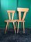 Hand Twisted V-Shaped Back & Heart Shaped Seat Chairs from Wladyslaw Wincze, 1940s, Set of 2, Image 5