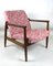 Vintage Red Rose GFM-064 Armchair by Edmund Homa, 1970s 1