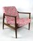 Vintage Red Rose GFM-064 Armchair by Edmund Homa, 1970s, Image 1