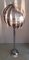 French Chrome Moon Floor Lamp by Henri Mathieu, 1970s 3