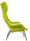 Yellow & Green Wingback Armchair by Miroslav Navratil for Ton, 1960s, Image 2