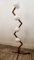 Lámpara de pie vintage en zigzag de latón, Imagen 33