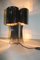 Lámpara de mesa de acero curvado, años 70, Imagen 2