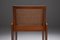 Italian Dining Chair in Walnut with Cane Seat in the Style of Scarpa, 1970s 19