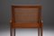 Italian Dining Chair in Walnut with Cane Seat in the Style of Scarpa, 1970s, Image 19