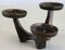 Brutalist Grey Metal Candleholder, Image 8