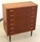 Vintage Danish High Chest of Drawers, Image 5
