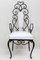 Iron Armchairs with Footstools, 1940s, Set of 4, Image 4