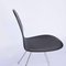 Schwarz lackierter Vintage Tongue Stuhl von Arne Jacobsen 6
