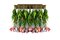 Grand Plafonnier Flower Power avec Verre de Murano et Tulipes Artificielles de VGnewtrend 1
