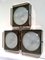 Glass Wall Lights from Veca, 1960s, Set of 3, Image 2