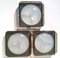 Glass Wall Lights from Veca, 1960s, Set of 3, Image 1