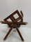 Vintage Industrial Swedish Swivel Oak Chair, 1930s, Image 6