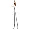 Vintage Folding Valet Stand in Wood, Iron and Brass from Fratelli Reguitti, Italy, 1950s 7