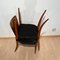 Czech H214 Chairs in Walnut & Faux Leather by J. Halabala, 1930s, Set of 2, Image 22