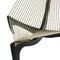 Danish Rope & Black Lacquered Wood Harp Chair by Jørgen Høvelskov, 1960s 3