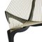 Danish Rope & Black Lacquered Wood Harp Chair by Jørgen Høvelskov, 1960s, Image 3